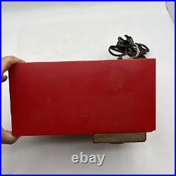 Vintage 50' Westinghouse Model H-577T4 Plastic Tube Radio Bright Red Tube Radio