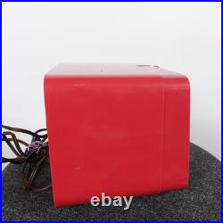 Vintage 50s Philco D-595 AM Tube Radio Atomic MCM Tested Works Cranberry 1956