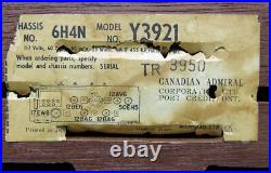 Vintage ADMIRAL Dual Speaker Tube RAdio AM/FM/AFC Phono Reciver Y3921