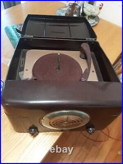 Vintage ADMIRAL Model 6S12N Tube Radio Phonograph