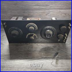 Vintage AMCO Tube Radio Receiver Early 1900s Wood Panel AM Shortwave USA Vintage AMCO Tube Radio Receiver Early 1900s Wood Panel AM Shortwave USA