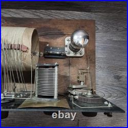 Vintage AMCO Tube Radio Receiver Early 1900s Wood Panel AM Shortwave USA Vintage AMCO Tube Radio Receiver Early 1900s Wood Panel AM Shortwave USA
