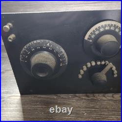 Vintage AMCO Tube Radio Receiver Early 1900s Wood Panel AM Shortwave USA Vintage AMCO Tube Radio Receiver Early 1900s Wood Panel AM Shortwave USA