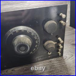 Vintage AMCO Tube Radio Receiver Early 1900s Wood Panel AM Shortwave USA Vintage AMCO Tube Radio Receiver Early 1900s Wood Panel AM Shortwave USA
