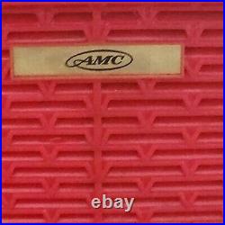 Vintage AMC Red Model A4T5 AM Tube Radio Retro