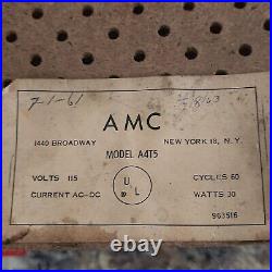 Vintage AMC Red Model A4T5 AM Tube Radio Retro