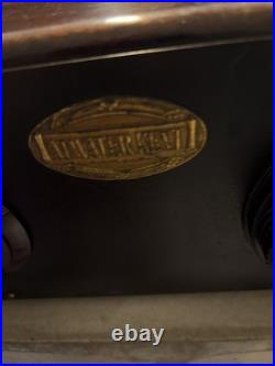 Vintage ATWATER KENT 33 With Tubes Parts repair Restoration Free Shipping