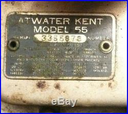 Vintage ATWATER KENT #55 BREADBOX RADIO with 5 TUBES Untested