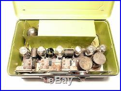 Vintage ATWATER KENT BREADBOX radio METAL BOX & model 37 CHASSIS with 7 TUBES