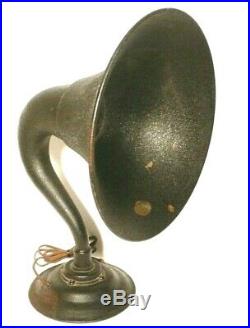 Vintage ATWATER-KENT TYPE H HORN SPEAKER Tested & Working 21 hi / 14 bell