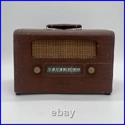 Vintage Addison Radio Model 16 Canada 5 Tube Broadcast 1948-1949 Brown Rare