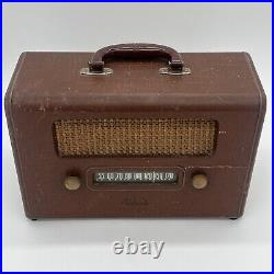 Vintage Addison Radio Model 16 Canada 5 Tube Broadcast 1948-1949 Brown Rare