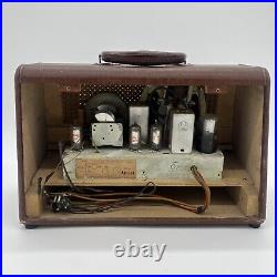 Vintage Addison Radio Model 16 Canada 5 Tube Broadcast 1948-1949 Brown Rare