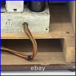 Vintage Addison Radio Model 16 Canada 5 Tube Broadcast 1948-1949 Brown Rare