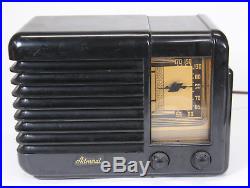 Vintage Admiral Aeroscope Radio Black Bakelite 162-5L c. 1939