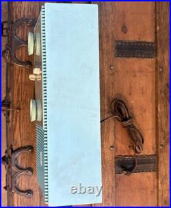 Vintage Admiral Radio Clock Y3149 1963 Turquoise Blue The Celebrity Works