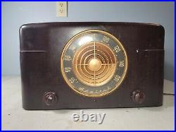 Vintage Admiral Tube Radio Phonograph Mode 12S5N untested needs power cord
