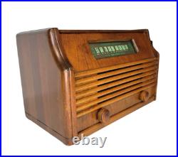 Vintage Air King 1946 Model No. 4603-1 Wood Tube Table Radio Works Great