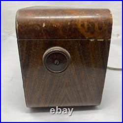 Vintage Airline Montgomery Ward Art Deco Tube Radio 1939-40 6 Tube For Repair