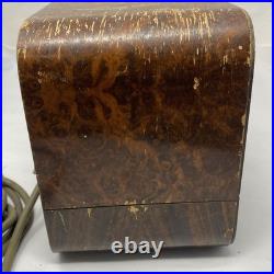 Vintage Airline Montgomery Ward Art Deco Tube Radio 1939-40 6 Tube For Repair