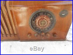 Vintage Airline radio 62-367 Tuning Eye recapped, plays perfect, Teledial