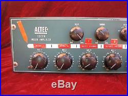 Vintage Altec Lansing 1567A Tube Mixer Amplifier 1960's Golden Star Radio KBRG