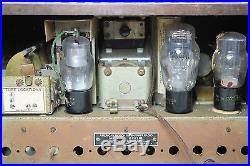 Vintage American Bosch Model 200 15 Tube Radio with Wood Cabinet Parts/Repair