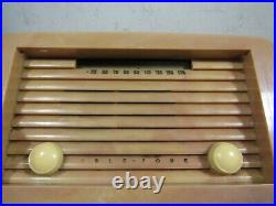 Vintage/Antique 1947/48 Bakelite Catalin Plastic Tele-Tone 156 Tube Radio