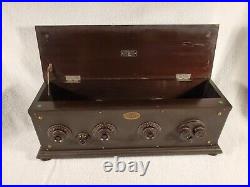 Vintage Antique Atwater Kent Model 20 / 24 Tube Radio Set Restored