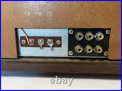 Vintage Antique Delmonico PB-741 Multiband Tube Radio 50s-60s Powers on with Noise