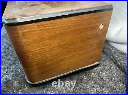Vintage Antique Meissner Tube FM Radio Wood Cabinet Megacycles 8 C (#2)