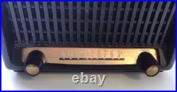 Vintage Antique Montgomery Wards Airline AM Tube Radio Bakelite Works 15BR-1543A