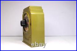 Vintage Antique Philmore Deluxe Rare Solid Green Bakelite Radio Receiver