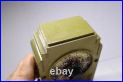 Vintage Antique Philmore Deluxe Rare Solid Green Bakelite Radio Receiver