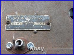 Vintage Antique RCA Automobile Tube Radio Model 67M1 Serial No. 012874