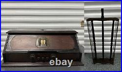 Vintage Antique Rca Radiola 25 Super Heterodyne Tube Radio & Loop Antenna