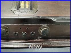Vintage Antique Rca Radiola 25 Super Heterodyne Tube Radio & Loop Antenna