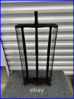 Vintage Antique Rca Radiola 25 Super Heterodyne Tube Radio & Loop Antenna