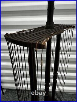 Vintage Antique Rca Radiola 25 Super Heterodyne Tube Radio & Loop Antenna
