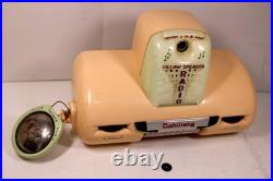 Vintage Antique Tube Dahlberg Solid Pink Coin-op Working Pillow Speaker Radio