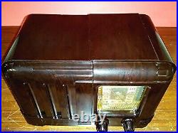 Vintage Arkay Bakelite Vacuum Tube AM Kit Radio Model S5E Circa 1948 (Restored)