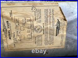 Vintage Art Deco 1947 Ivory Bendix Model 526B Vacuum Tube Radio working Vintage Art Deco 1947 Ivory Bendix Model 526B Vacuum Tube Radio working