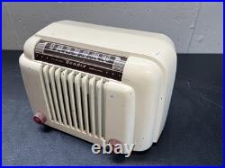 Vintage Art Deco 1947 Ivory Bendix Model 526B Vacuum Tube Radio working Vintage Art Deco 1947 Ivory Bendix Model 526B Vacuum Tube Radio working