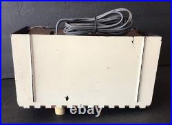 Vintage Art Deco MCM Midget MOTOROLA 1951 Tube Radio Model 5R1 Black/White 50's