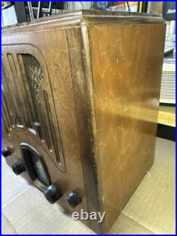 Vintage Art Deco Tombstone Crosley Model 515 Electric Tube Radio Wood Case USA Vintage Art Deco Tombstone Crosley Model 515 Electric Tube Radio Wood Case USA