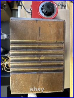 Vintage Art Deco Tombstone Crosley Model 515 Electric Tube Radio Wood Case USA Vintage Art Deco Tombstone Crosley Model 515 Electric Tube Radio Wood Case USA