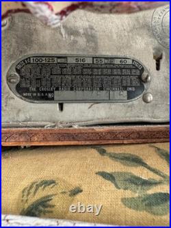 Vintage Art Deco Tombstone Crosley Model 515 Electric Tube Radio Wood Case USA Vintage Art Deco Tombstone Crosley Model 515 Electric Tube Radio Wood Case USA