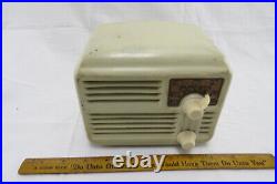 Vintage Arvin Midget Tube AM Radio Model 444 / 444A with Backplate Rare