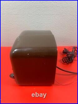 Vintage Arvin Tube Radio Metal Case 502 Midget AM Tested Working Rare Antique