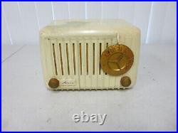 Vintage Arvin Tube Radio Model 355-T Not Tested As Is